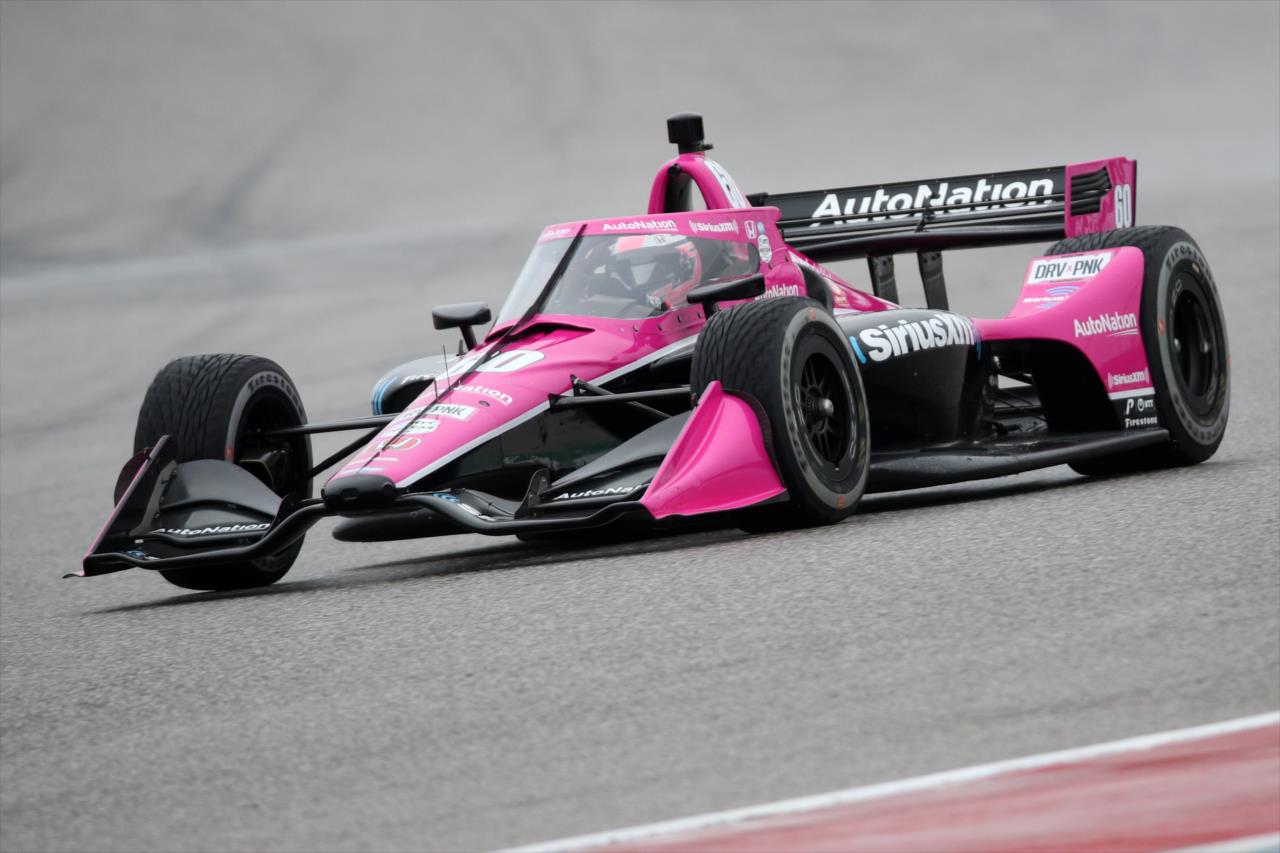 Jack Harvey on course during the Open Test at Circuit of The Americas in Austin, TX -- Photo by: Chris Graythen (Getty Images)